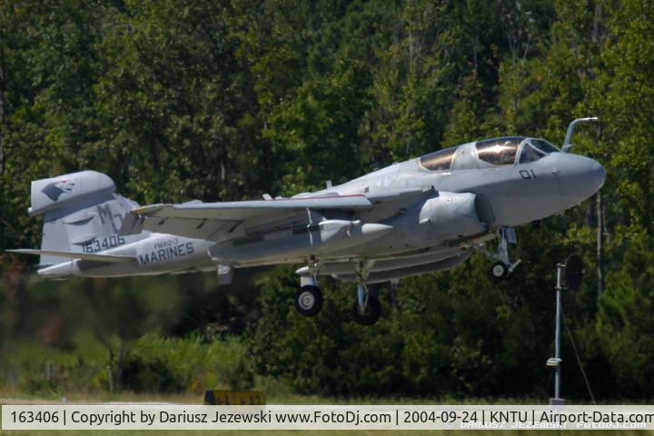 163406, Grumman EA-6B Prowler C/N P-146, EA-6B Prowler 163406 MD-01 from VMAQ-3 
