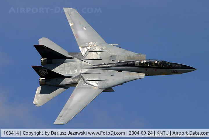 163414, 1990 Grumman F-14D Tomcat C/N 598/D-3, F-14D Tomcat 163414 AD-163 from VF-101 