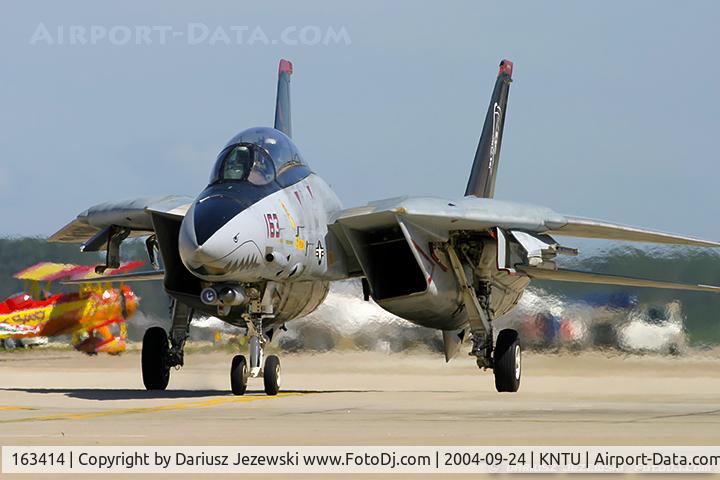 163414, 1990 Grumman F-14D Tomcat C/N 598/D-3, F-14D Tomcat 163414 AD-163 from VF-101 