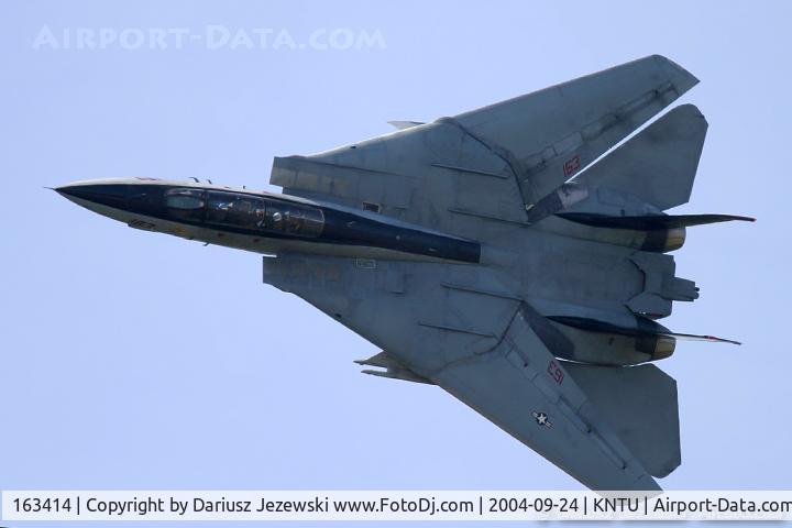 163414, 1990 Grumman F-14D Tomcat C/N 598/D-3, F-14D Tomcat 163414 AD-163 from VF-101 
