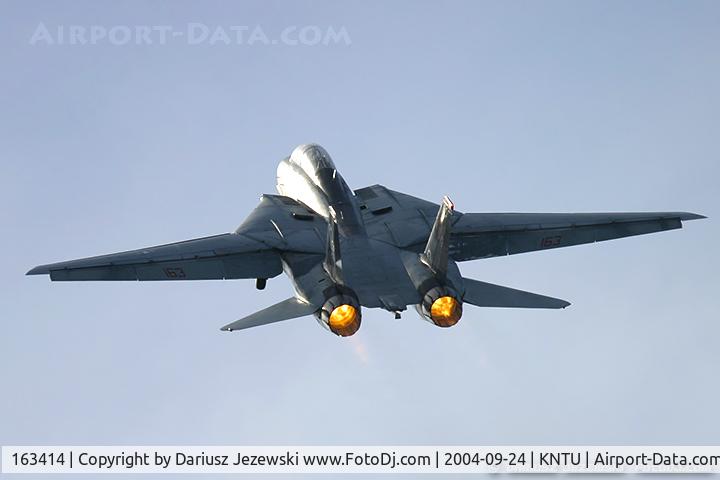 163414, 1990 Grumman F-14D Tomcat C/N 598/D-3, F-14D Tomcat 163414 AD-163 from VF-101 