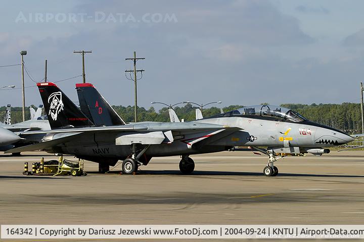164342, Grumman F-14D Tomcat C/N 617/D-22, F-14D Tomcat 164342 AJ-100 from VFA-31 