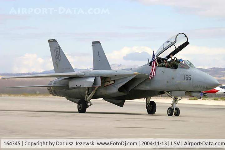 164345, Grumman F-14D Tomcat C/N 620, F-14D Tomcat 164345 AD-165 from VF-101 