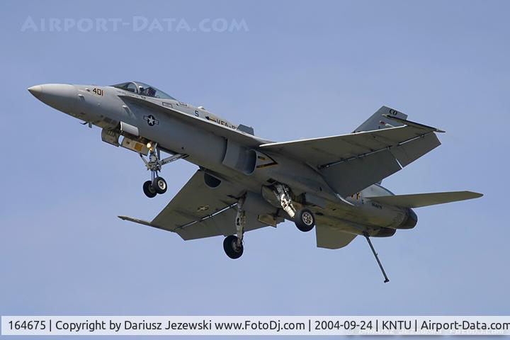 164675, McDonnell Douglas F/A-18C Hornet C/N 1105, F/A-18C Hornet 164675 AJ-401 from VFA-87 