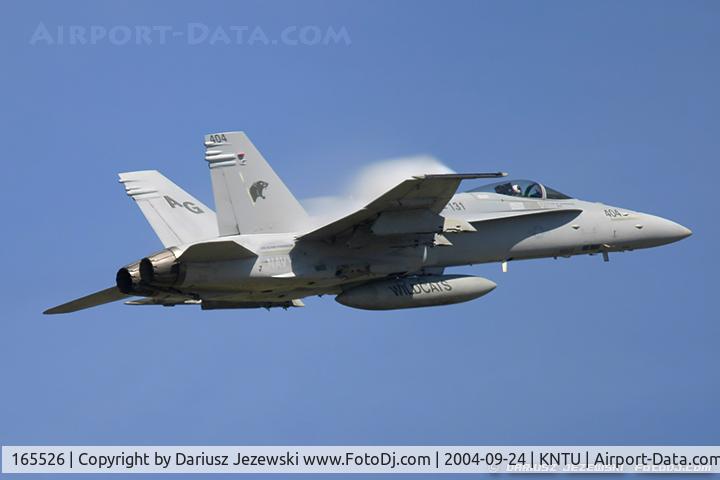 165526, Boeing F/A-18C Hornet C/N 1457/C466, F/A-18C Hornet 165526 AG-404 from VFA-131 