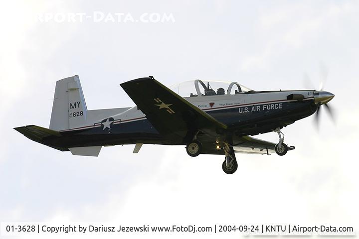 01-3628, 2001 Raytheon T-6A Texan II C/N PT-163, T-6A Texan II 01-3628 EN from 459th FTS 