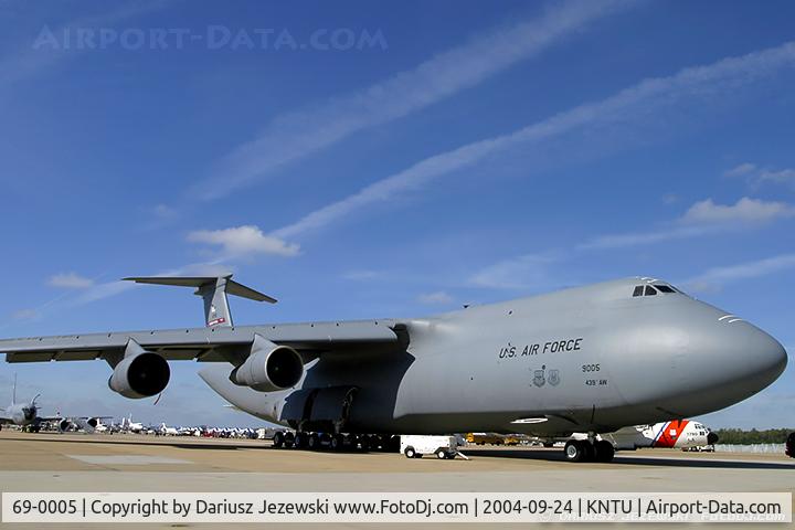 69-0005, 1969 Lockheed C-5A Galaxy C/N 500-0036, C-5A Galaxy 69-0005  from 337th AS 439th AW Westover ARB, MA