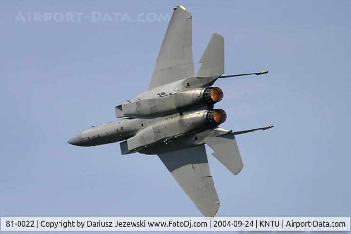 81-0022, 1981 McDonnell Douglas F-15C Eagle C/N 0738/C205, F-15C Eagle 81-0022 FF from 71st FS 