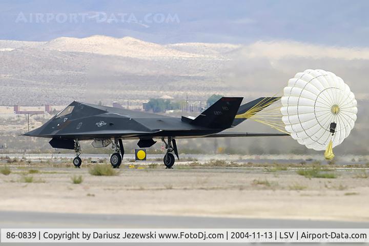 86-0839, 1986 Lockheed F-117A Nighthawk C/N A.4064, F-117A Nighthawk 86-0839 HO from 9th FS 