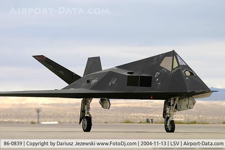 86-0839, 1986 Lockheed F-117A Nighthawk C/N A.4064, F-117A Nighthawk 86-0839 HO from 9th FS 