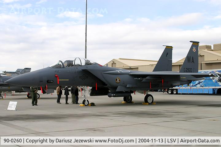 90-0260, 1990 McDonnell Douglas F-15E Strike Eagle C/N 1201/E162, F-15E Strike Eagle 90-0260 WA from 17th WS 