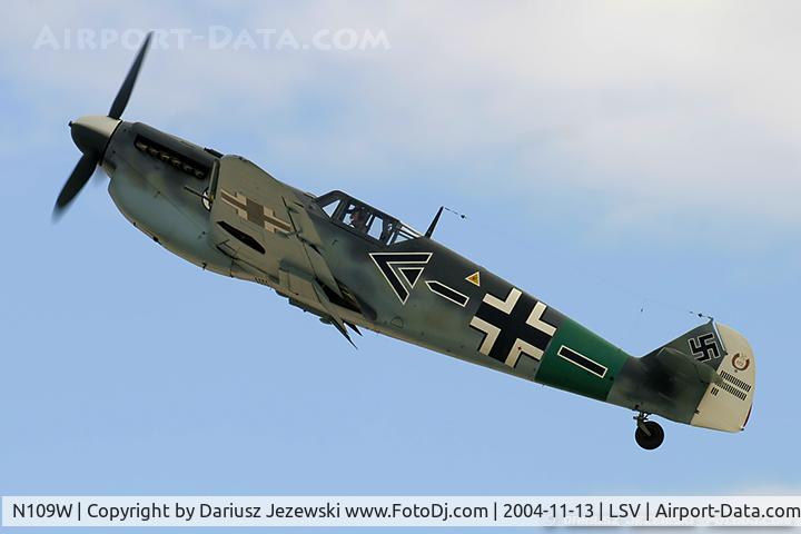 N109W, Hispano HA-1112-M1L Buchon C/N 234, Hispano Buchon HA-1112M-1L (Me-109)  C/N 234, N109W