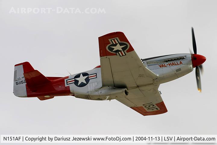 N151AF, 1945 North American P-51D Mustang C/N 45-11525, North American P-51D Mustang 