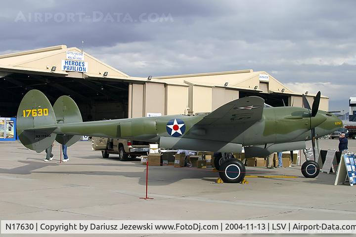 N17630, 1941 Lockheed P-38F C/N 41-7630 (222-5757), Lockheed P-38F Lightning 