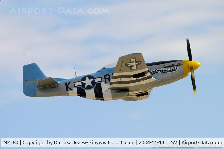 N2580, 1967 North American F-51D Mustang C/N AF-67-22580, North American F-51D Mustang 