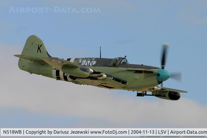 N518WB, 1950 Fairey Firefly AS.6 C/N F.8646, Fairey Firefly AS.6  C/N F.8646, NX518WB