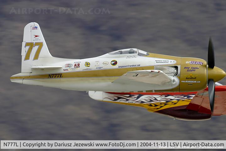 N777L, 1946 Grumman F8F-2 (G58) Bearcat C/N D.1170, Grumman F8F-2 Bearcat  C/N 122629, N777L