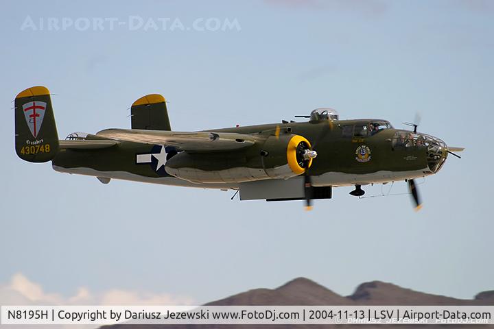 N8195H, 1944 North American TB-25N Mitchell C/N 108-34023 (44-30748), North American TB-25N Mitchell 