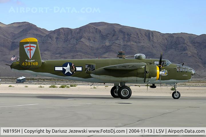 N8195H, 1944 North American TB-25N Mitchell C/N 108-34023 (44-30748), North American TB-25N Mitchell 