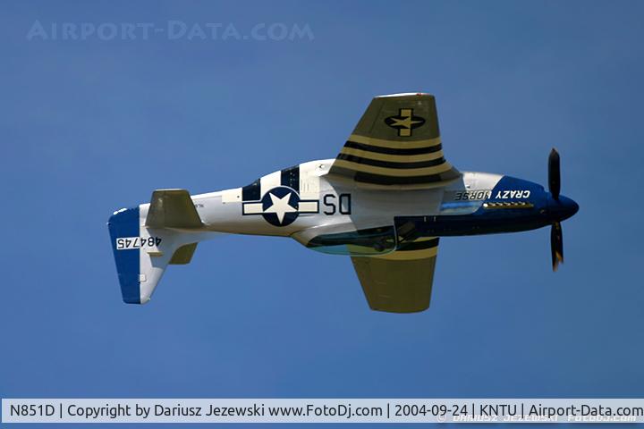 N851D, 1944 North American P-51D Mustang C/N 44-84745, North American P-51D Mustang 