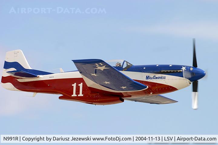 N991R, 1993 North American P-51D Mustang C/N 122-41076, North American P-51D Mustang 