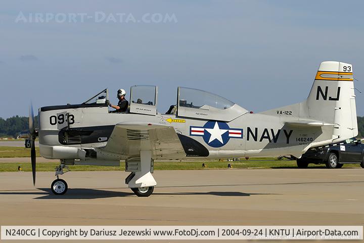 N240CG, North American T-28C Trojan C/N 252-3 (146240), North American T-28C Trojan  C/N 146240, N240CG
