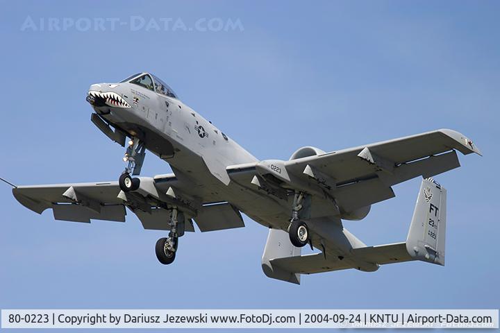 80-0223, 1980 Fairchild Republic A-10A Thunderbolt II C/N A10-0573, A-10A Thunderbolt 80-0223 FT from 75th FS 