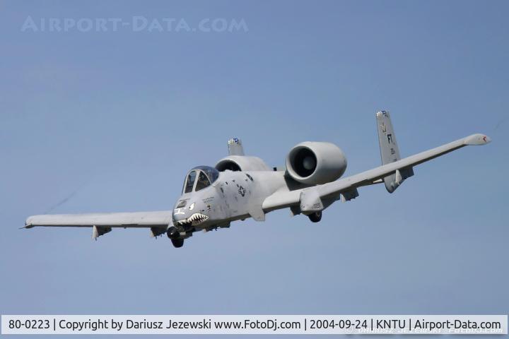 80-0223, 1980 Fairchild Republic A-10A Thunderbolt II C/N A10-0573, A-10A Thunderbolt 80-0223 FT from 75th FS 