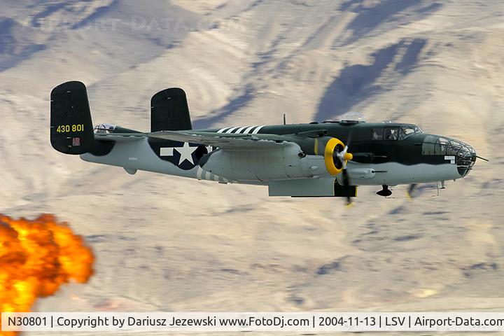 N30801, 1944 North American TB-25N Mitchell C/N 108-34076, North American TB-25N Mitchell 