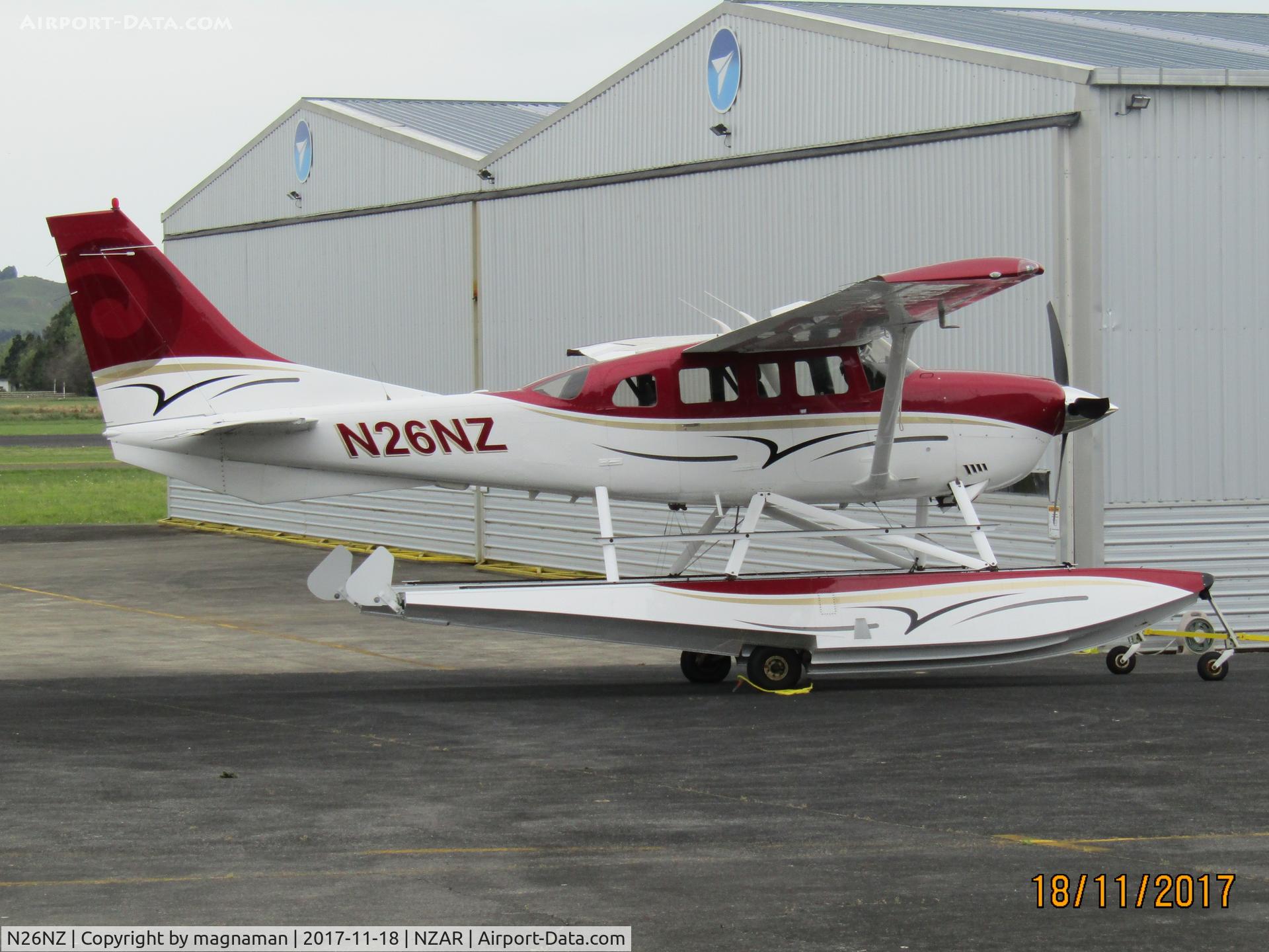 N26NZ, 2003 Cessna T206H Turbo Stationair C/N T20608401, outside hangar for once!