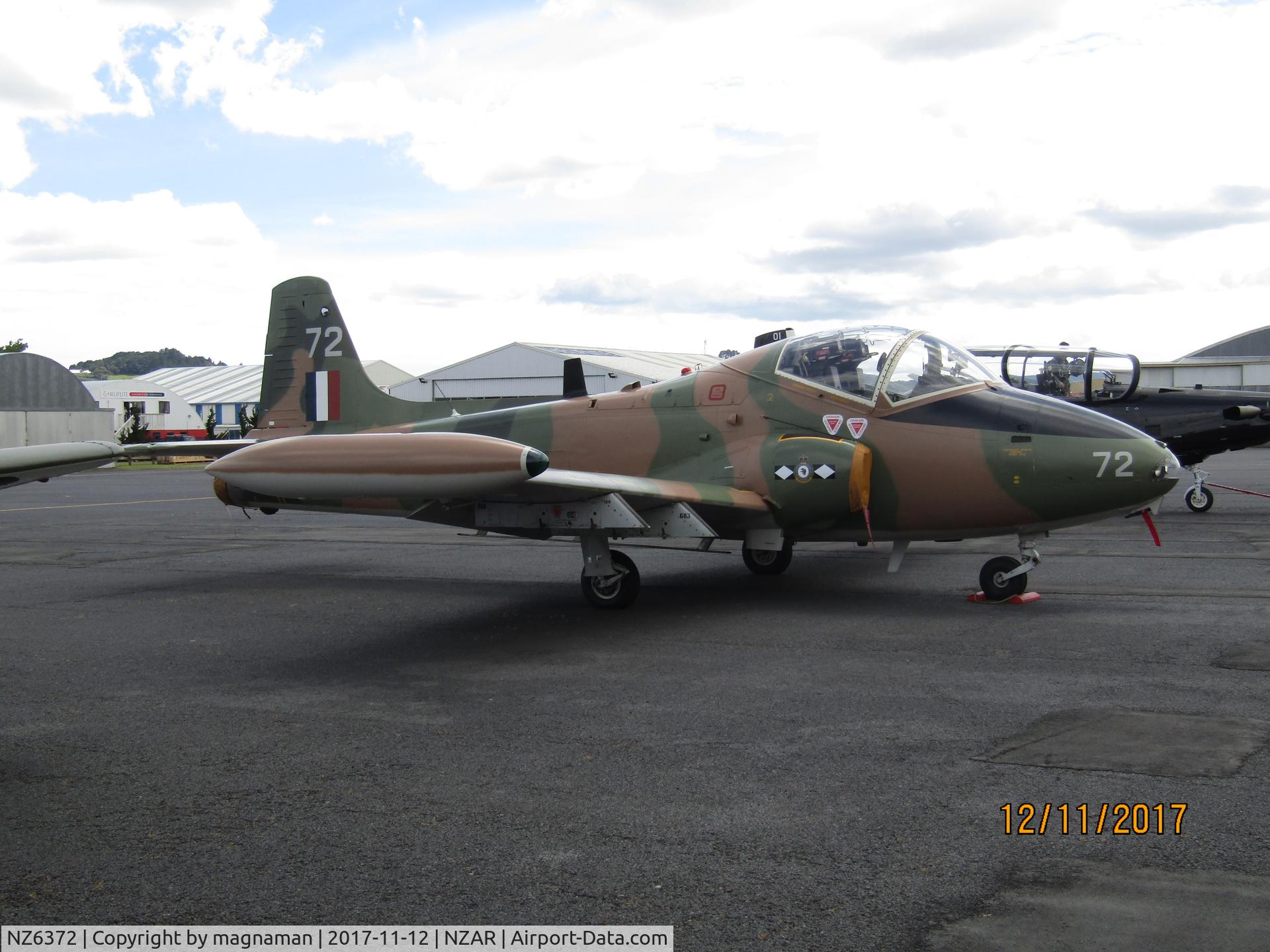 NZ6372, 1973 BAC 167 Strikemaster Mk.88 C/N 342, on ground today