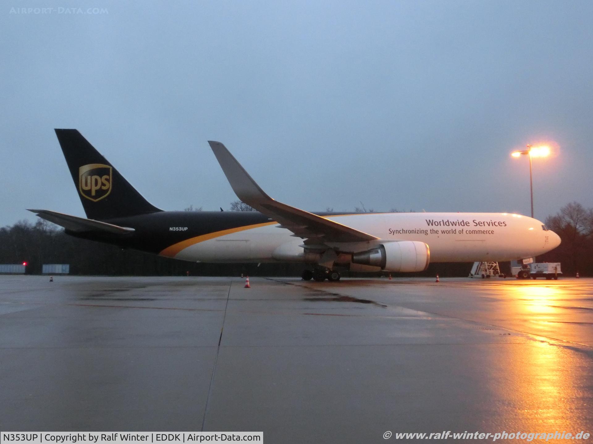 N353UP, 2012 Boeing 767-34AF/ER C/N 37877, Boeing 767-34AF(ER) - 5X UPS United Parcel Service - 37877 - N353UP - 2015 - CGN