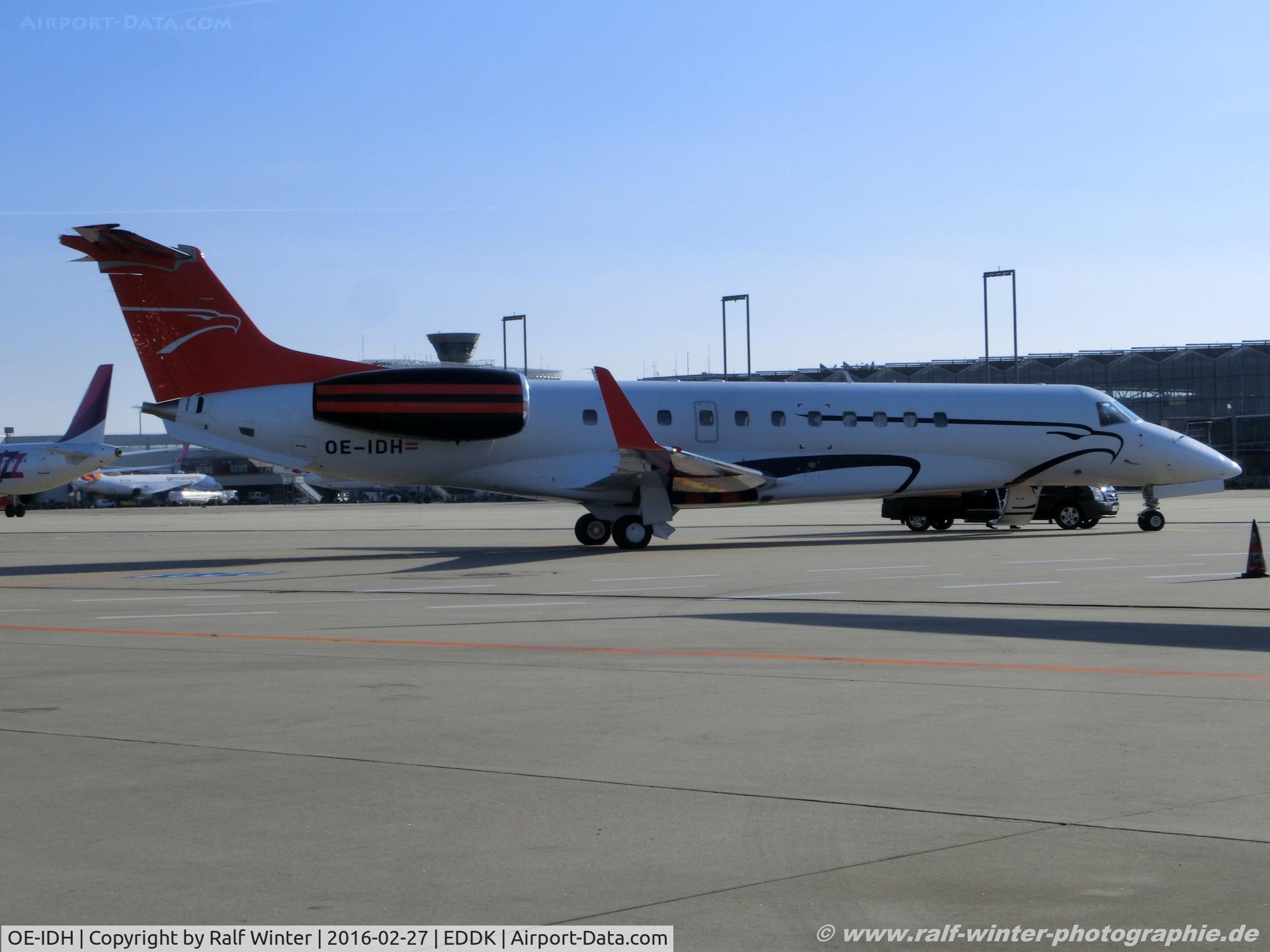 OE-IDH, 2007 Embraer EMB-135BJ Legacy 600 C/N 14501026, Embraer EMB-135BJ Legacy 600 - ESQ Europ-Star Aircraft - 14501026 - OE-IDH - 27.02.2016 - CGN