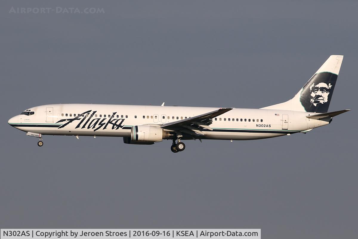 N302AS, 2003 Boeing 737-990 C/N 30017, KSEA
