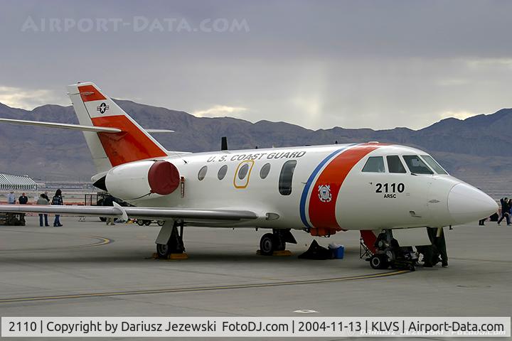 2110, 1979 Dassault HU-25A Guardian C/N 411, HU-25A Guardian 2110  from   CGAS Elizabeth City, NC