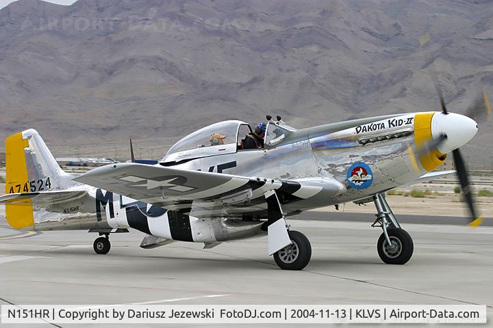 N151HR, 1945 North American P-51D Mustang C/N 12241064, North American P-51D Mustang 