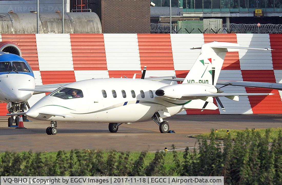 VQ-BHO, 1992 Piaggio P-180 Avanti C/N 1156, Seen At Manchester UK