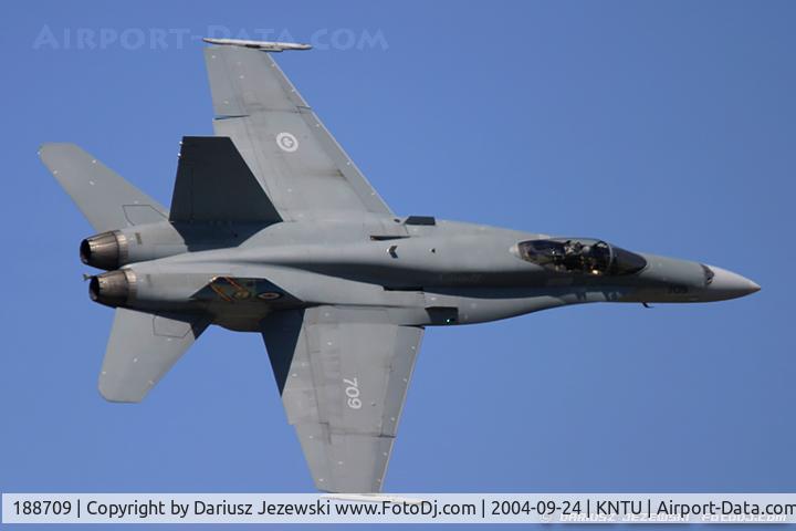 188709, McDonnell Douglas CF-188A Hornet C/N 0134/A101, CAF CF-188 Hornet 188709  from 425 TFS 