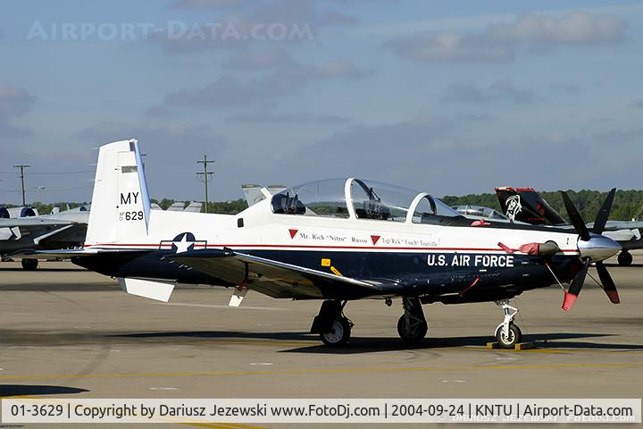 01-3629, 2001 Raytheon T-6A Texan II C/N PT-164, T-6A Texan II 01-3629 MY from 8th FTS 71st FTW Moody AFB, GA