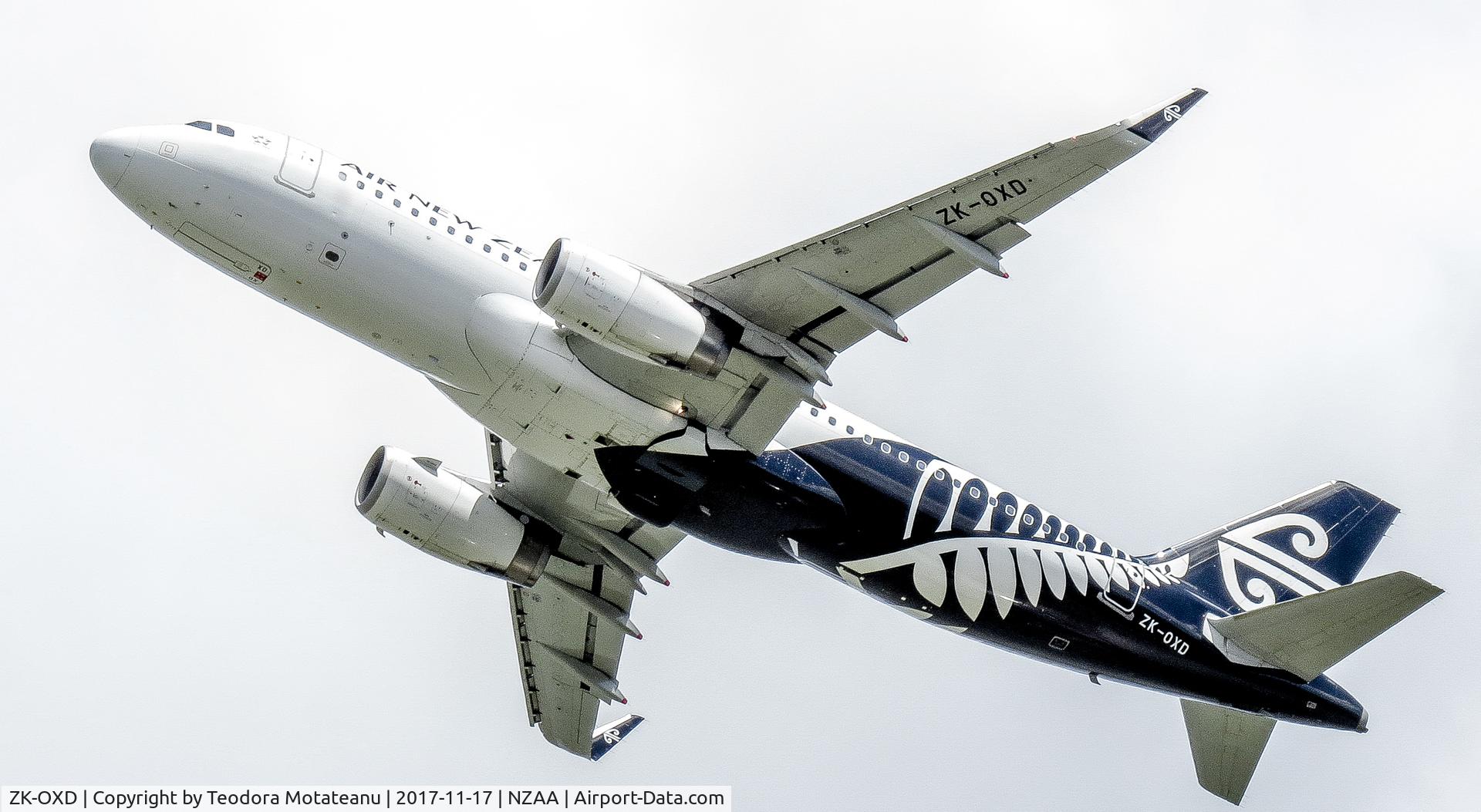 ZK-OXD, 2014 Airbus A320-232 C/N 5962, ZK-OXD