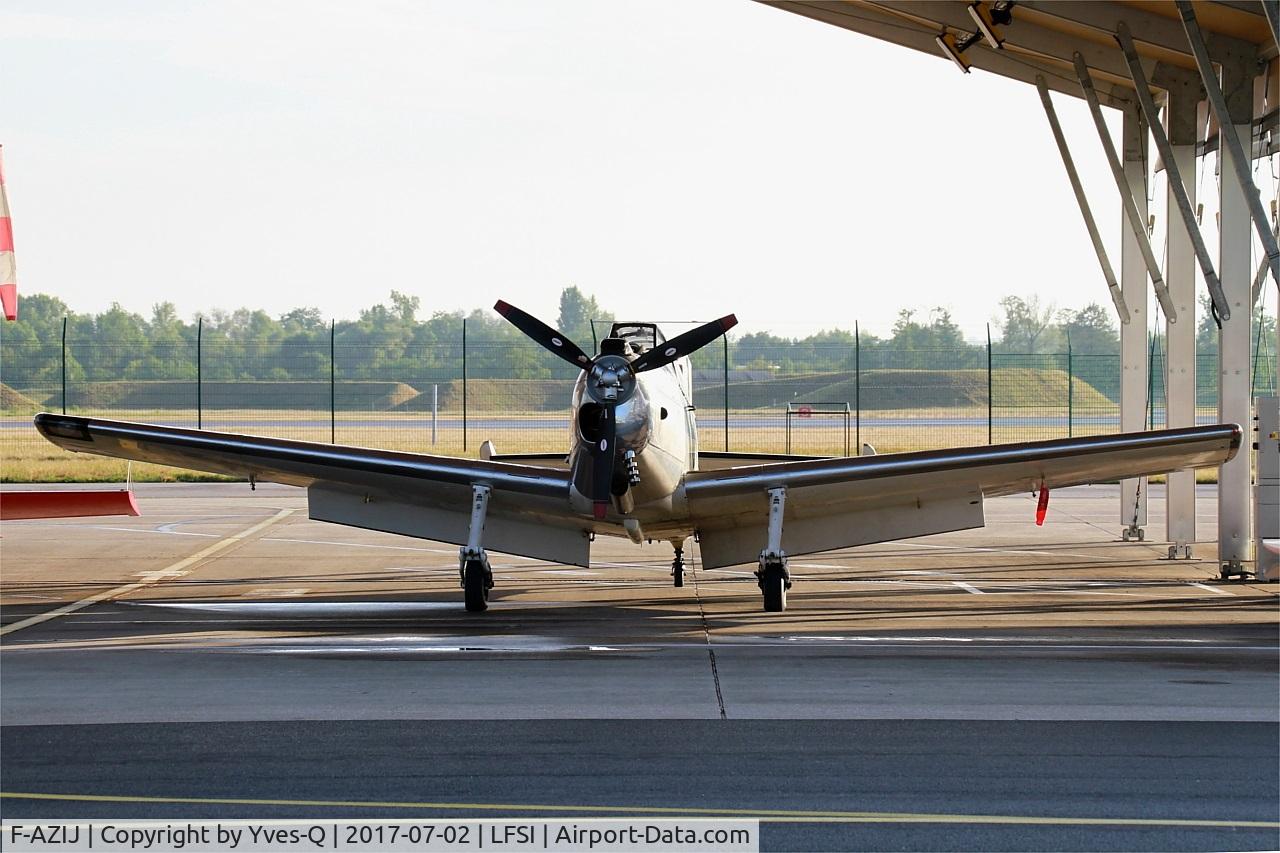F-AZIJ, 1961 Nord 3202B-1 Master C/N 85, Nord 3202B-1 Master, Parked, St Dizier-Robinson Air Base 113 (LFSI) Open day 2017