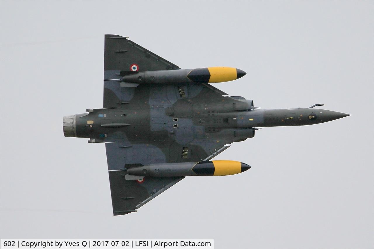 602, Dassault Mirage 2000D C/N 393, Dassault Mirage 2000D, Couteau Delta Tactical display, St Dizier-Robinson Air Base 113 (LFSI) Open day 2017