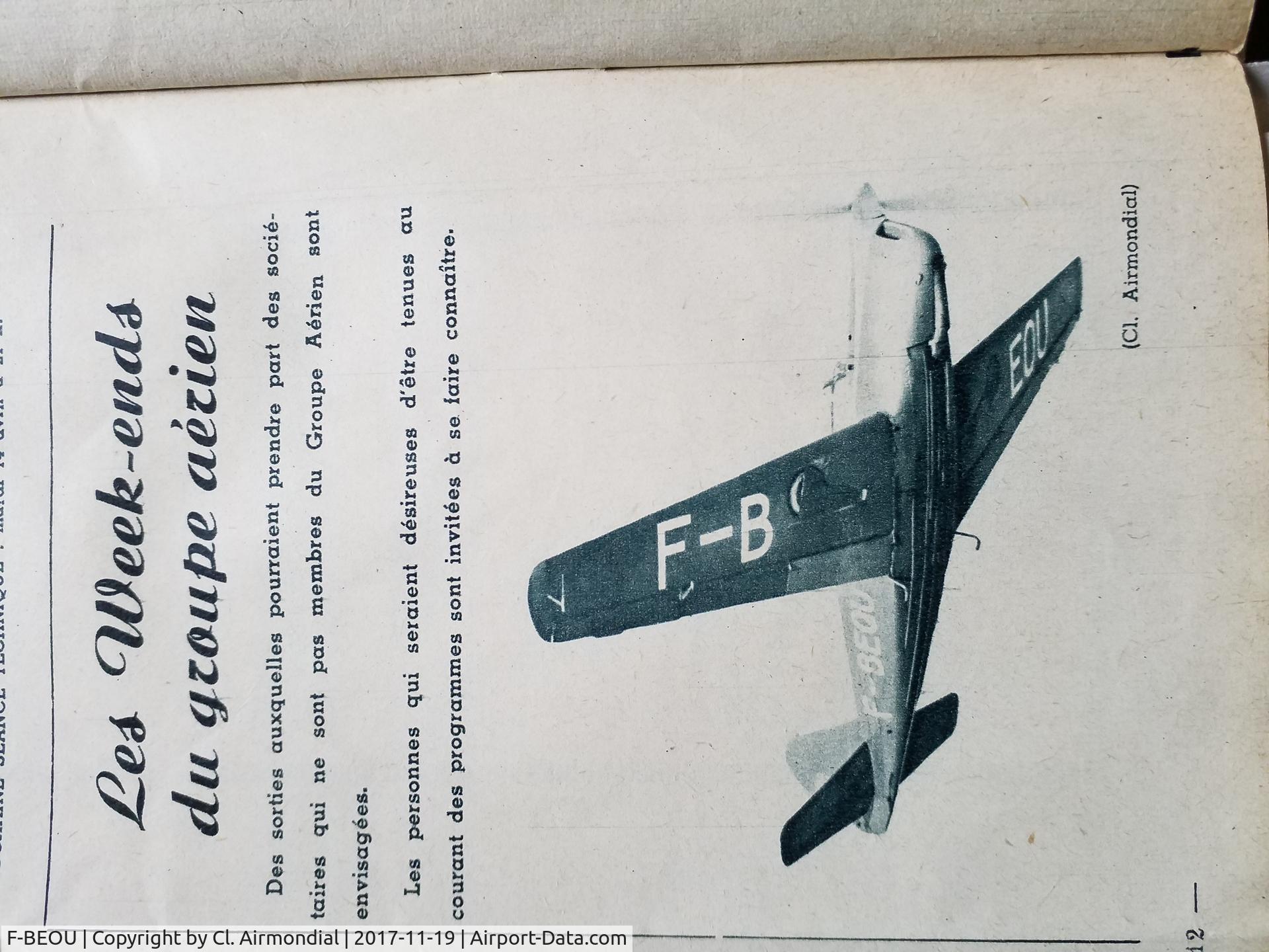 F-BEOU, Nord 1203 C/N 134, From 
