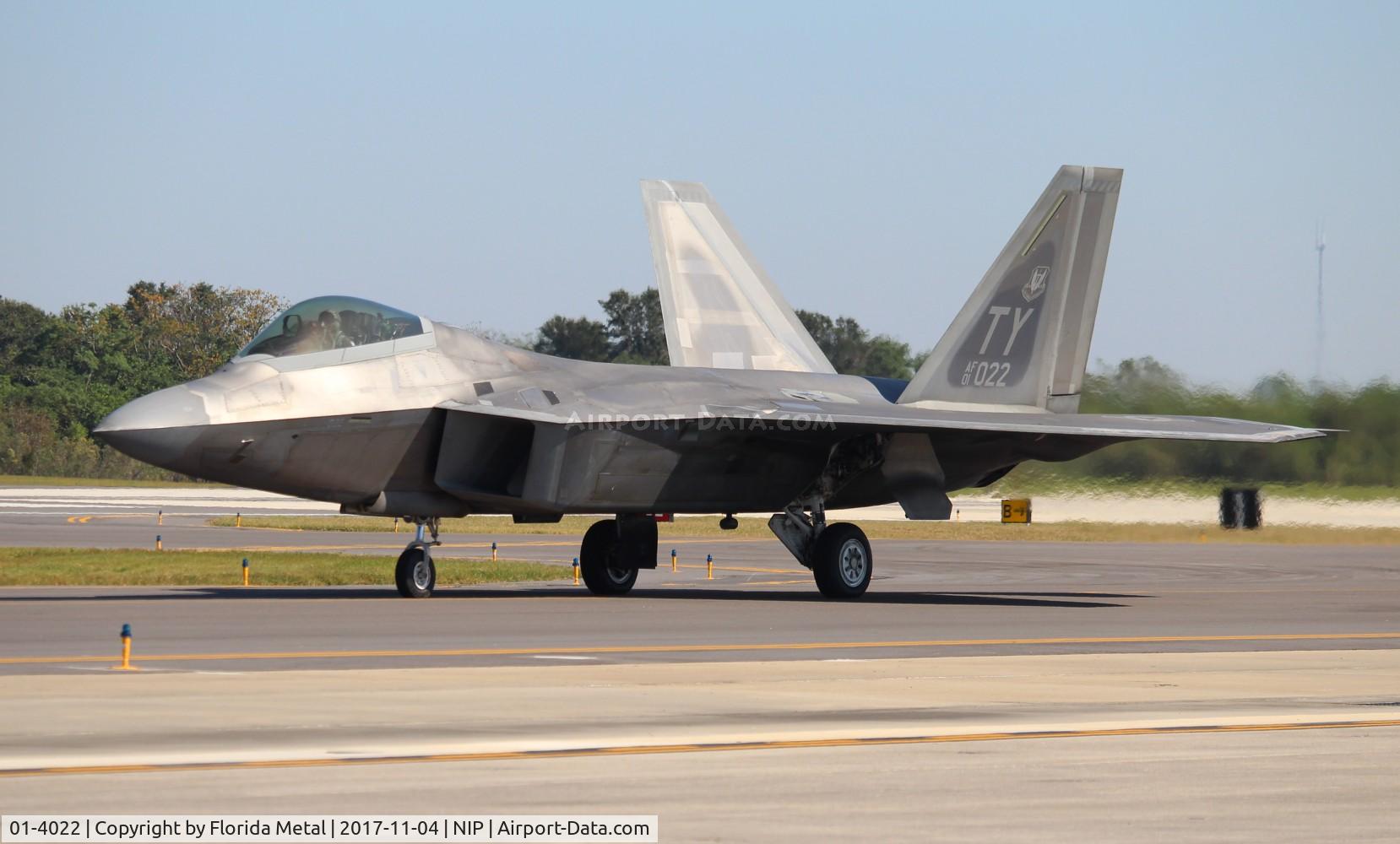 01-4022, 2001 Lockheed Martin F-22A Raptor C/N 645-4022, F-22A