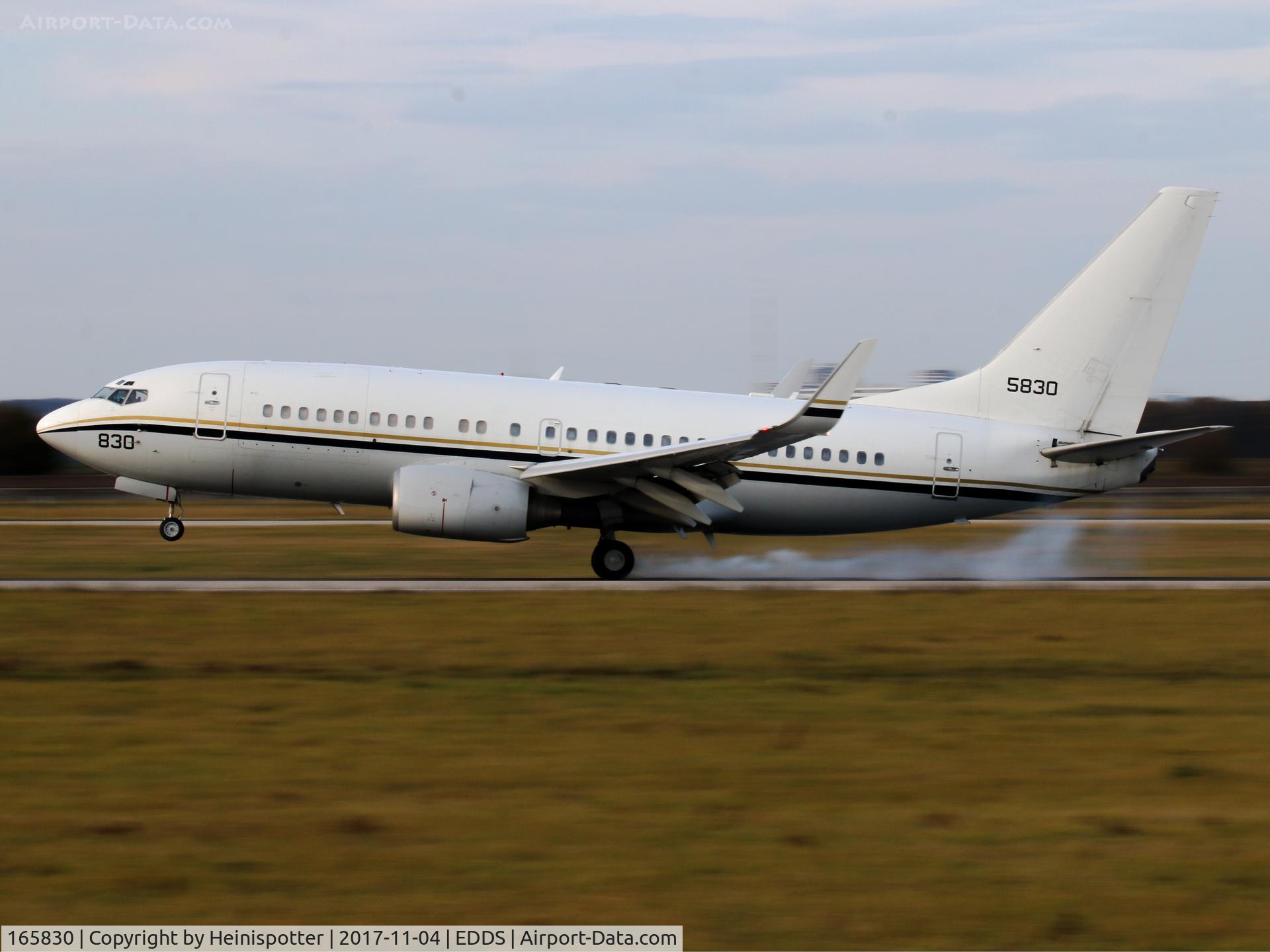 165830, 2000 Boeing C-40A (737-7AF) Clipper C/N 29980, 165830 at Stuttgart Airport.