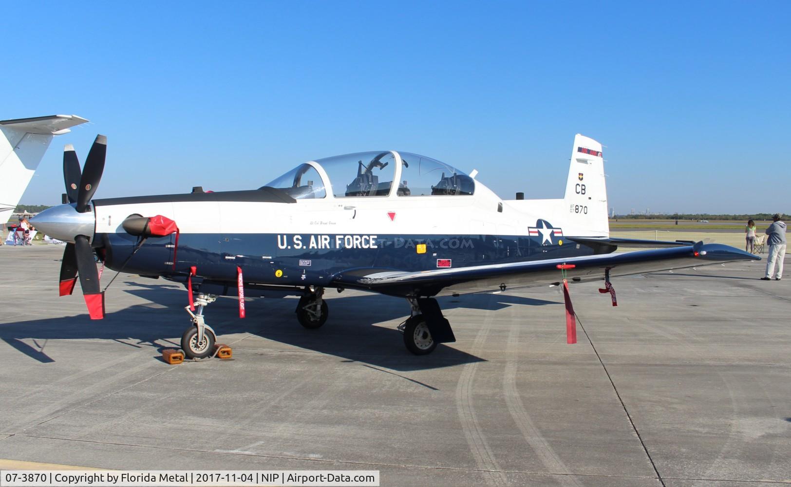 07-3870, 2007 Raytheon Beech T-6A Texan II C/N PT-425, Texan II