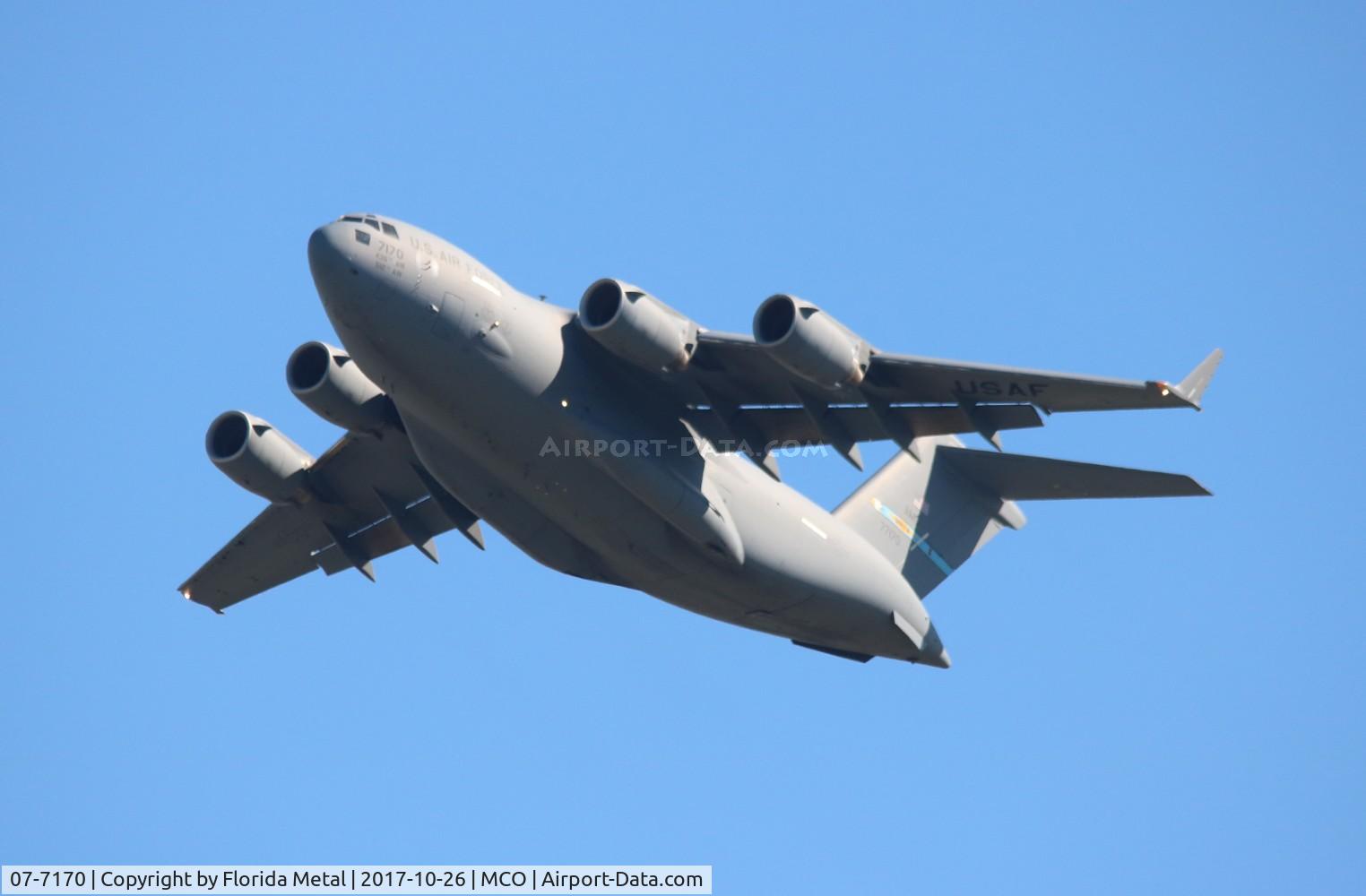 07-7170, Boeing C-17A Globemaster III C/N F-181, C-17A