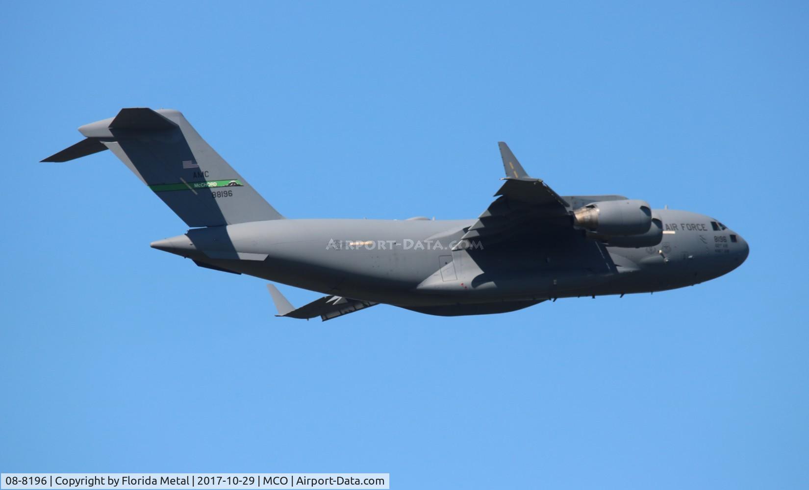 08-8196, 2010 Boeing C-17A Globemaster III C/N P-196, C-17A