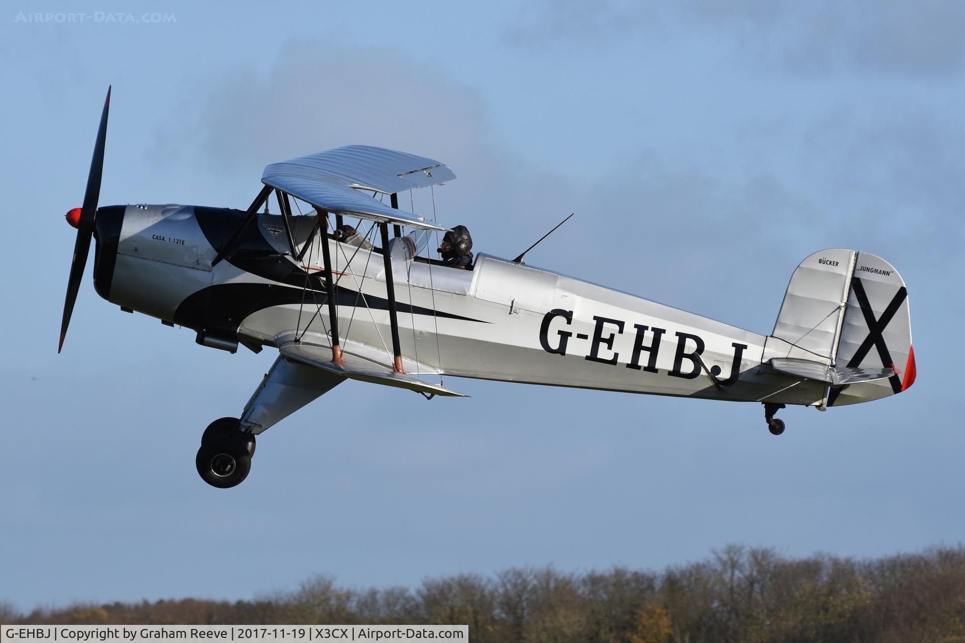 G-EHBJ, 1954 CASA 1-131E Series 2000 C/N 2150, Over head at Northrepps.