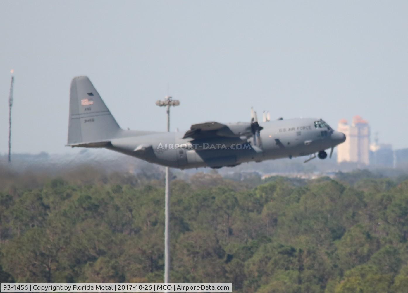 93-1456, 1993 Lockheed C-130H Hercules C/N 382-5361, C-130H